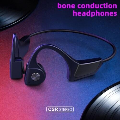 Fineblue F806 Bone Conduction Earphone TWS Bluetooth 4.1 Sport Lotus Bone Conduction Headsets Wireless Waterproof Ear Hook Run
