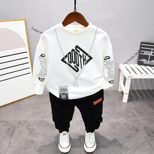 Kids Clothing Sets Baby Suit Autumn Spring Clothes For Baby Boys Girls Clothes Sweatshirt Tops+ Pants 2pcs Outfit Kids Costume