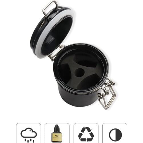 Eyelash Glue Storage Tank Support Individual Adhesive Activated Eyelash Extension Sealed Storage Jar Container Makeup Tool