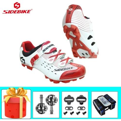 Mtb Cycling Sneakers Add SPD Pedals Sapatilha Ciclismo Mtb Riding Bicycle Shoes Self-locking Breathable Outdoor Racing Footwear