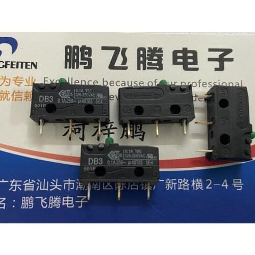 1PCS German CHERRY DB3 gold contact 0.1A250V micro switch stroke limit button 3 feet