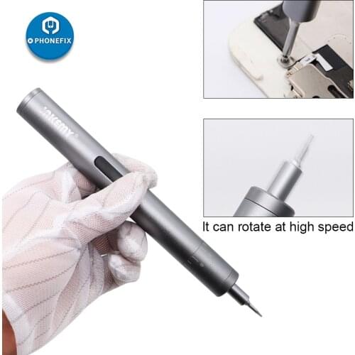 JAKEMY Precision Screwdriver Set Electric Screwdriver Power Tools JM-Y02 Rechargeable LED Light DIY Multitools Maintenance Tools