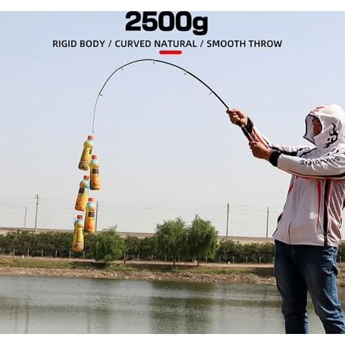 Wooden Handle Carbon Fishing Rod Set Ball Bearing: 17+1BB Short Rod Fishing Reel Take-out Barracuda Feeding Rod Carp Fishing