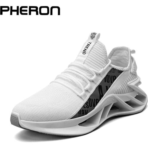 New Blade Men Running Shoes Shock Absorption Cushion Designer Sneakers Breathable Athletic Sports Shoes Outdoor Jogging Shoes