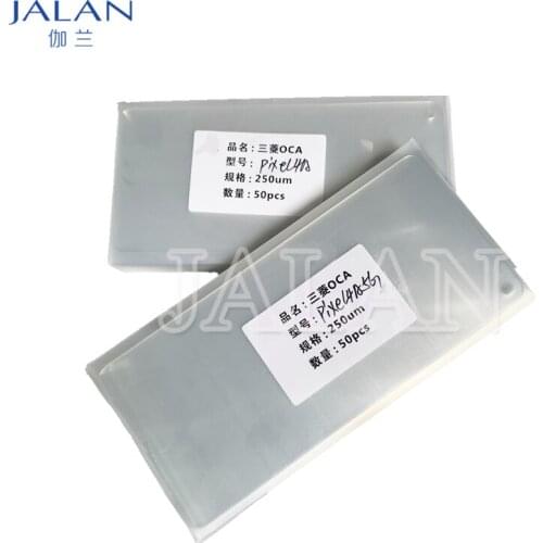 250UM 50pcs/bag OCA Film Glass LCD For Mitsubishi OCA For Google Pixel 3 XL 3XL 3A XL 3AXL 4A 5G 4XL 2XL 5 Adheisve Glue Repair