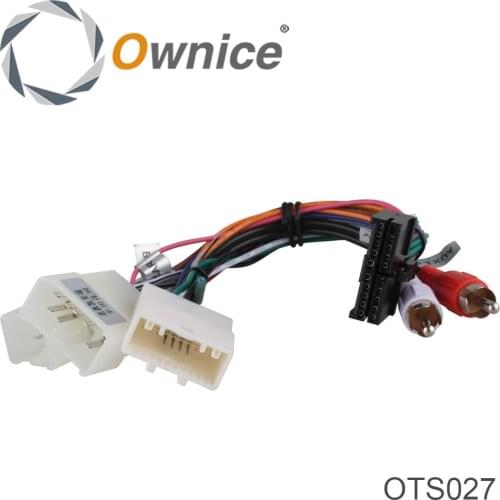 Connector ISO Cable For toyota Series Used in Ownice Car Entertainment System, just fit for Ownice DVD