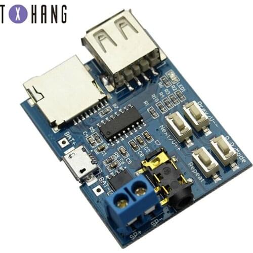 TF card U disk MP3 Format decoder board module amplifier decoding audio Player BSG