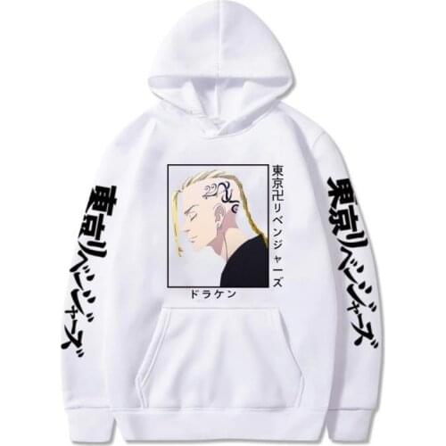 Tokyo Revengers Hoodies Anime Cosplay Chifuyu Matsuno Print Men Women Solid Oversized Loose Pullovers Hooded Sweatshirt 2021 Top
