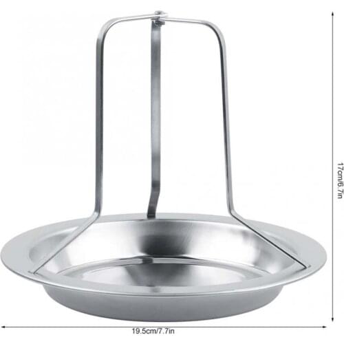 1 Set Non Stick Stainless Steel Upright Roast Chicken Holder Roaster Rack Barbecue Grilling Tools For BBQ Tool 10200E