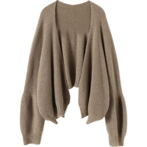 100% Cashmere Scarf Women Fashion Knitted New Coat Cardigan Cute Poncho Shawl Luxury Brand Cape Foulard Femme Pashmina Scarf