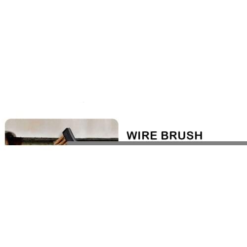 3 Pieces 180MM Mini Metal Wire Brush Thread Brush Steel Tube Brass Sleeve Nylon Cleaning Polishing Metal Rust Brush