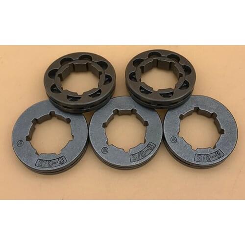 5Pcs 3/8" 8 Tooth Standard Clutch Rim Sprocket For HUSQVARNA 365 371 372 XP 362 385 390 394 395 570 575 2100 2101 3120 Chainsaw