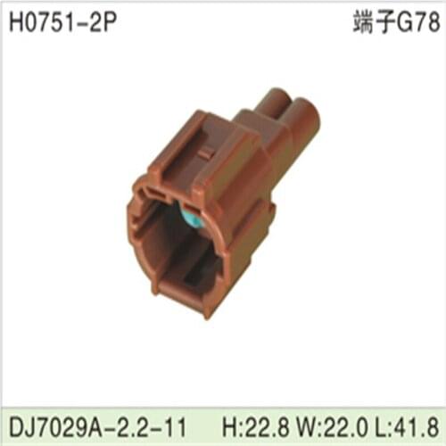 500pcs DJ7029A-2.2-11 2.2mm 2Pin AMP Car Electrical Wire Connectors for VW,BMW,Honda,Toyota,NISSAN AND other models