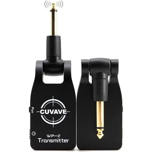 2.4G Wireless Guitar Transmitter Receiver 50M Transmission Range 6 / 10 Channels Audio Transmitter for Electric Guitar Bass