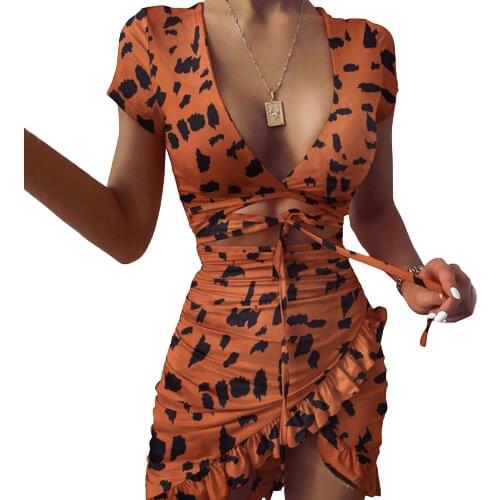 Diau Charn Summer Short Sleeve Dresses