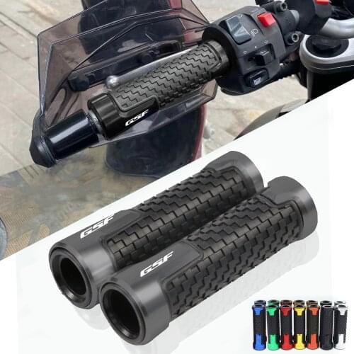For SUZUKI GSF 600/650/1200/1250 N/S Bandit GSF1250SA Motorcycle Handlebar Grip CNC PVC Anti-Skid Handle Bar Motorbike Grips End