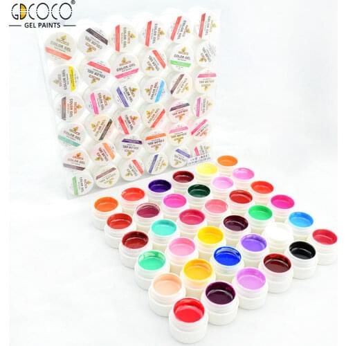 36pcs/kit GDCOCO 5ml Painting Gel DIY Soak Off UV LED Gel Varnish Nail Salon Long Lasting Drawing Nail Gel Lacquer