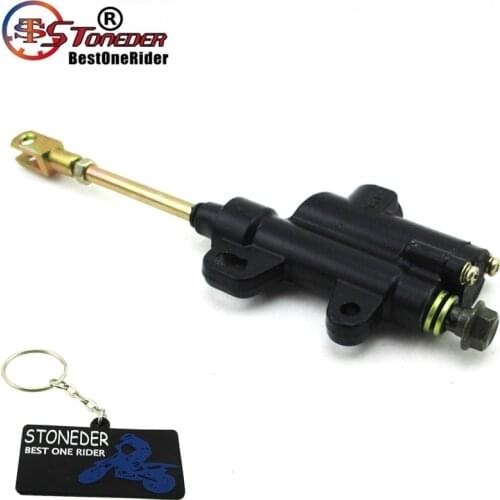 STONEDER Rear Brake Master Cylinder Pump For 110cc 125cc 140cc Lifan YX CRF KLX TTR IMR Atomik SSR YCF SSR Thumpstar Pit Bike