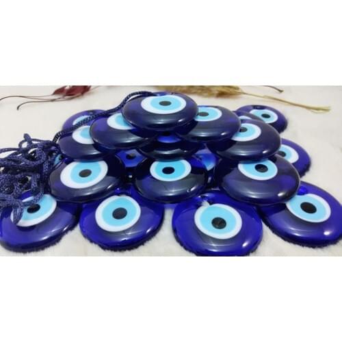 Hd My Store evil eye bead 25 pcs 5,5 cm Hole Glass Amulet Tree Ornament Decorative Evil eye