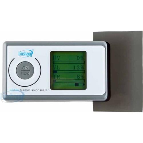 LS160 Solar Film Transmission Meter Portable Solar Film Tester Measure UV Visible Infrared Transmission Values