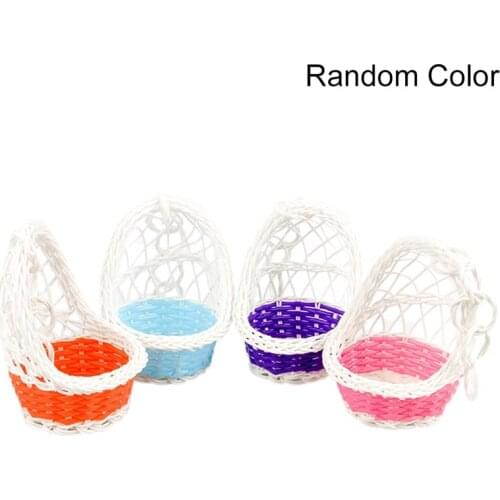 Swing Nest Cages Hamster Hammock Garden Parrot Basket Small Pet Cradle Weaving Nest Hanging Bed for Hamster Small Animal