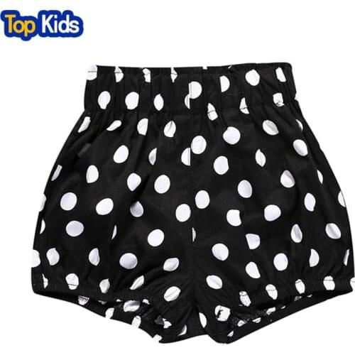 Summer Fashion baby girls boy bloomers shorts children Kids soft cotton dot shorts for boys clothes toddler unisex Pants MT032
