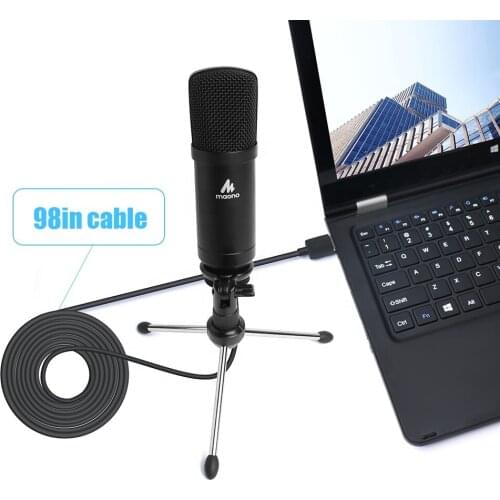 Microscopio electrnico192k 24bit microfono condensador pc microphone for live broadcast