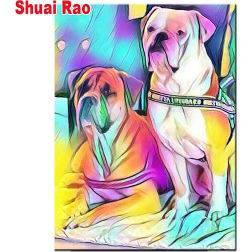 Handicrafts and hobbies gift diamond embroidery French bulldog diamond mosaic full square diamond painting cross stitch pets