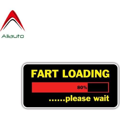 Aliauto Cover Scratch Car Sticker Fart Loading Please Wait Reflective Accessories PVC Decal for Suzuki Grand Vitara,12cm*5cm