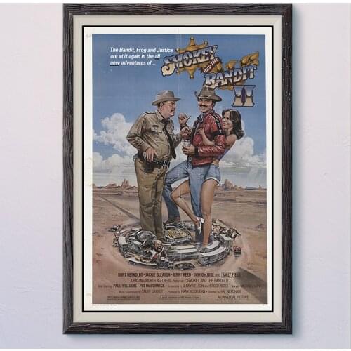 N331 SMOKEY AND THE BANDIT Vintage Classic Movie Wall Silk Cloth HD Poster Art Home Decoration Gift