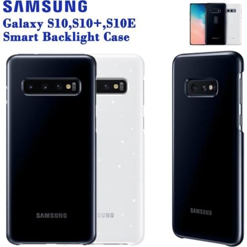 Original Emotional Led Lighting Effect Phone Cover For Samsung Galaxy S10 X Plus S10+ S10Plus S10e SM-G9730 SM-G9750 Phone Case