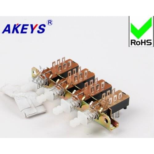 10PCS PBS-22H18-15-4 four sets of direct keys/keys/piano keys 6 sets of pins with locking belt bracket with hole four sets of K