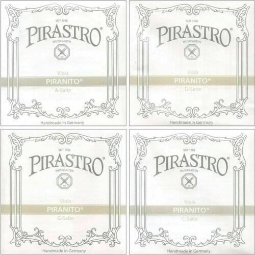 Pirastro Piranito Viola String Set Full Size up to 16 1/2" Made in Germany