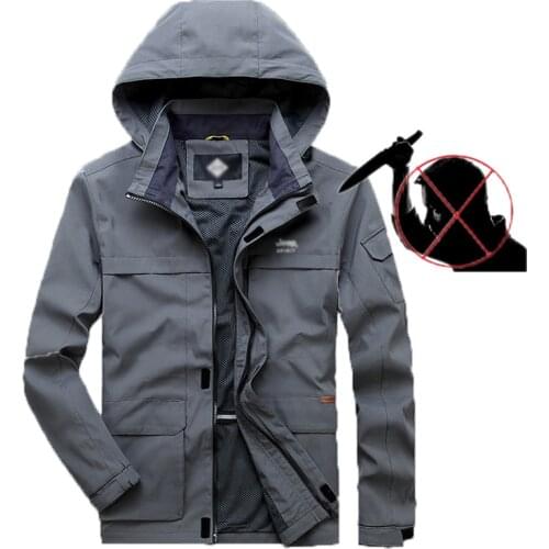 Anti-cut Cut Resistant Self-defense light Schutzweste Tatico Anti Covert Stab Proof long sleeve protective jacket work clothing