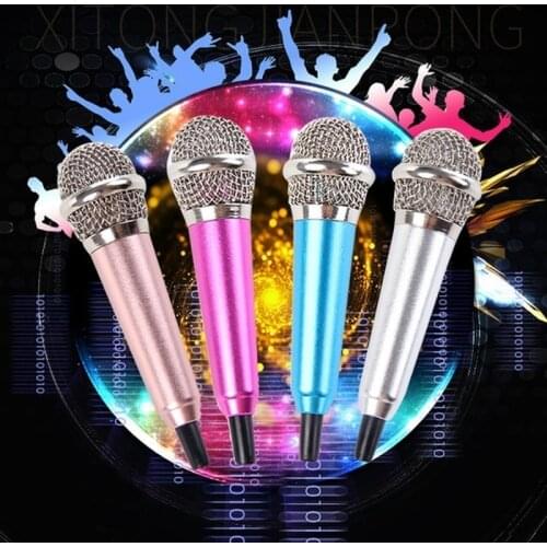 Studio Portable Mini 3.5mm Stereo Studio Speech Mic Audio Microphone for Phone/Smart Phone Laptop PC Desktop Accessories