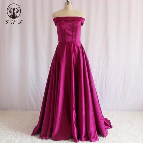 Simple but Elegant Wedding Party Dresses Boat Neck Sleeve Pleated A Line Sweep Train Bridesmaid Dresses 2018