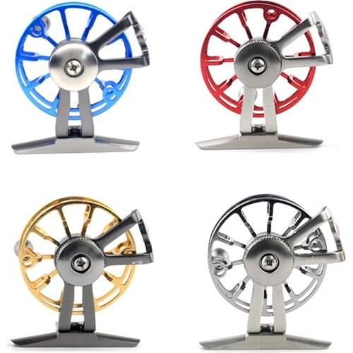 Hand rod fishing reel, outdoor metal fishing rod, front reel, with brake, fly fishing reel, ice winter fishing reel, rock rod fi