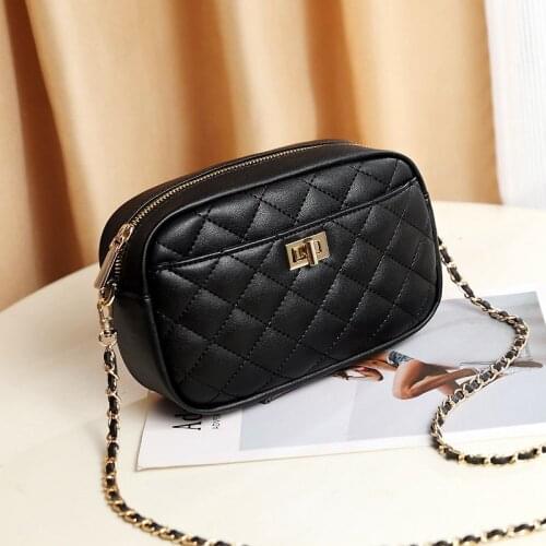 2021 Chain Quilted Shoulder Purses And Handbag Women Messenger Bags Ladies Small Hand Bag Branded Womens Shoulder Bags S2498