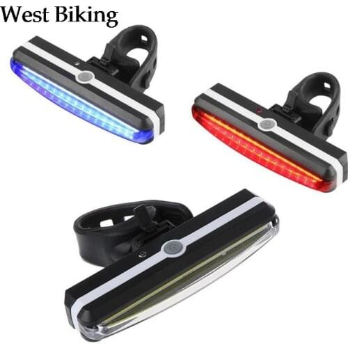 Ultra Bright Bike Light USB Rechargeable Bicycle Tail Light High Intensity Rear LED Night Outdoor Cycling Safety Flashlight