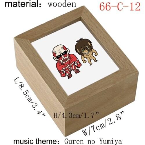 Wind up Guren no Yumiya attack on titan Shingeki no Kyojin music box for Chirstmas birthday new year cosplay fans kids gift