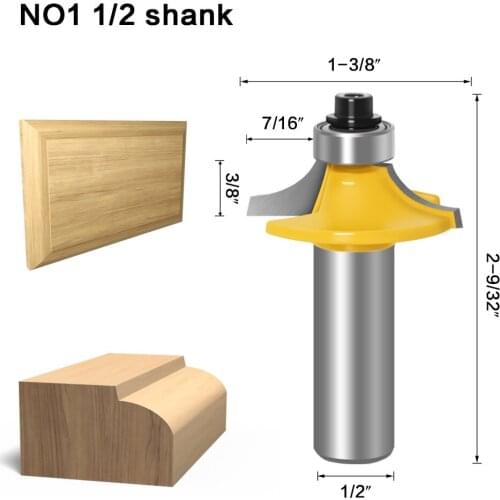 1/2 Shank Drawer Panel Knife Tungsten Carbide Bit For Wood Drawer Panel Carving Woodworking Milling Cutter