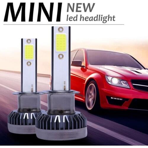 2X Car H4 LED Headlight 90W 12000LM H1 H3 H7 9005 9006 Led Auto Lamp For Car Headlight Bulbs DC 9V-32V 3000K Yellow Light