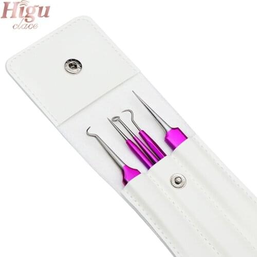 5Pcs Acne Blackhead Removal Needles Skin Pore Cleaner Deep Cleansing Tool Pimple Extractor Black Dots Skins Care Beauty Tools