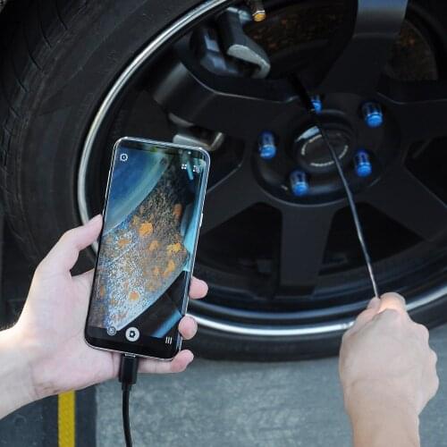 720P Full HD USB Android Camera Endoscope IP67 2m Micro Inspection Video Camera Snake Borescope Tube Auto Repair Diagnostic