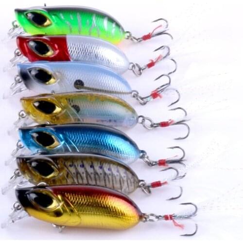 Big Sale 7pcs Artificial Crank Fishing Lures With Magnetic Rolls Slow Sinking CrankBait Plastic Pesca Fishing Wobbler 5.5cm 8g