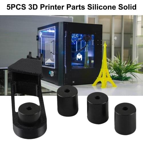 3D Printer Parts Silicone Solid Mount For Ender-3/CR-10 Hot Bed Leveling Silicone Column High Temperature Replacement Spring 5pc