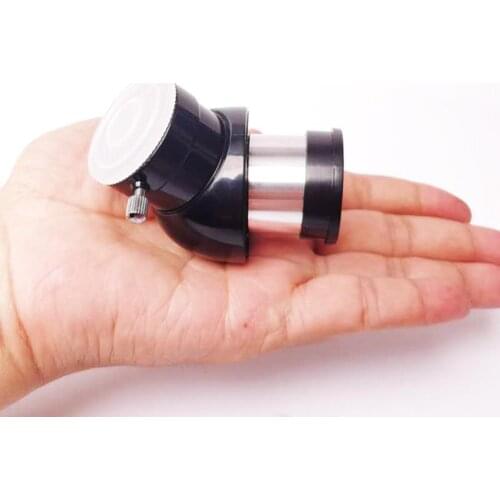 1.25" 45 Degree Erecting Prism Diagonal Adapter for Telescope Eyepiece Black