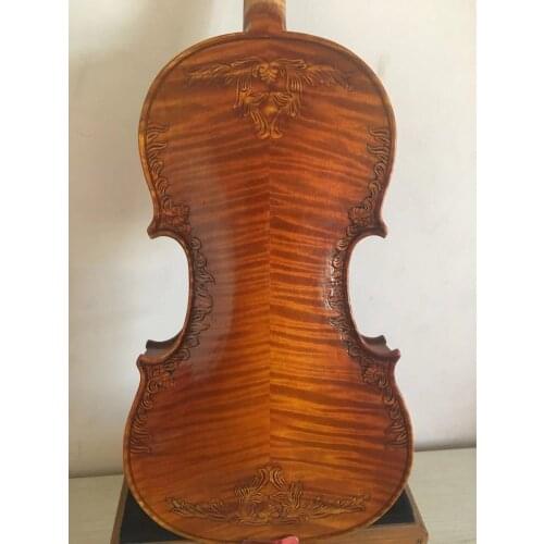 Master 4/4 Violin hand carved solid flamed maple spruce top 2021