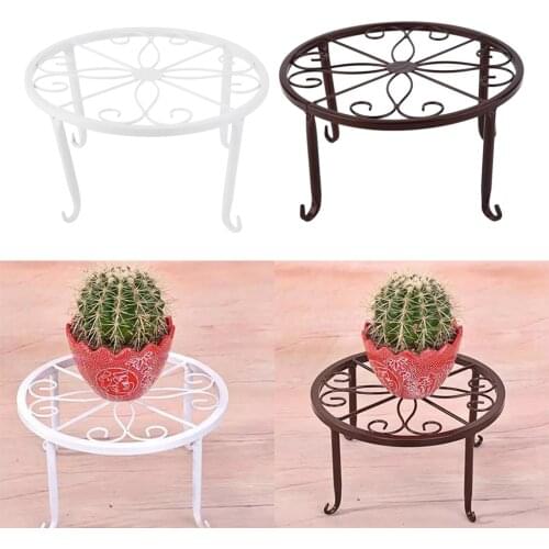 Metal Plants Stand Flowerpot Holder Iron Art Pot Vase Holder Shelf