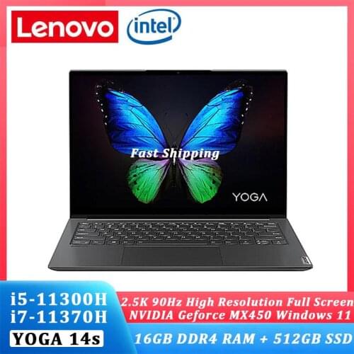 Lenovo YOGA 14s 2021 Intel i5-11300H/i7-11370H 16G RAM 512G SSD lightweight notebook Windows10 High Refresh Rate screen laptop